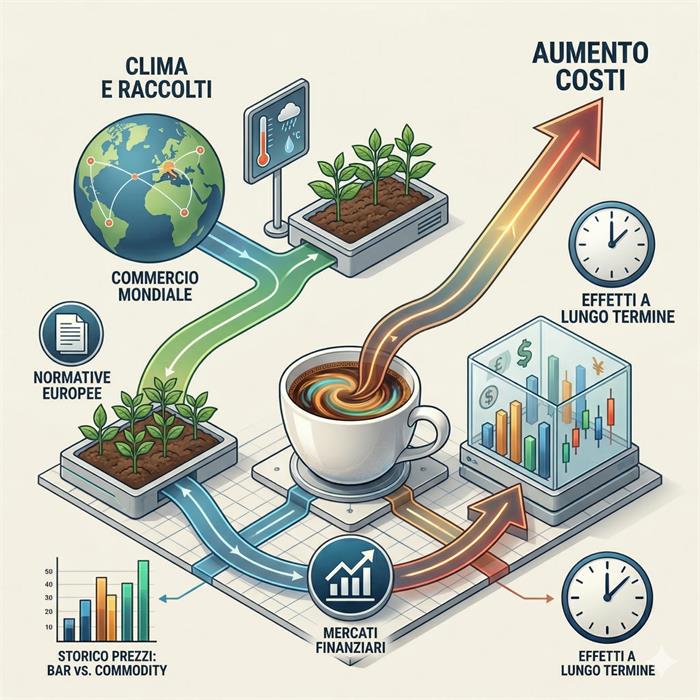 ​  Perché il caffè costa sempre di più?